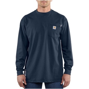 image:imageCarhartt Mens FR Force Dearborn Loose LS TShirtDark Navy