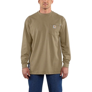 image:imageCarhartt Mens FR Force Dearborn Loose LS TShirtKhaki