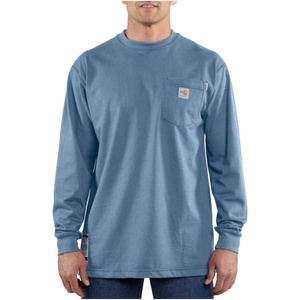 image:imageCarhartt Mens FR Force Dearborn Loose LS TShirtMedium Blue