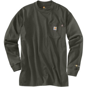 image:imageCarhartt Mens FR Force Dearborn Loose LS TShirtOlive