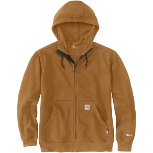 image:imageCarhartt Mens FR Force Marquette Full Zip SweatshirtCarhartt Brown