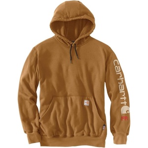 image:imageCarhartt Mens FR Force Marquette Logo SweatshirtCarhartt Brown