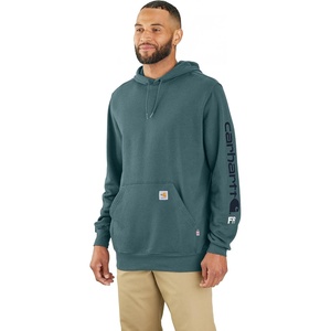 image:imageCarhartt Mens FR Force Marquette Logo SweatshirtSea Pine