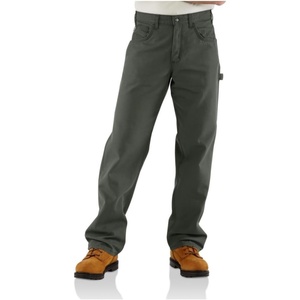 image:imageCarhartt Mens FR Loose Straight Canvas PantMoss