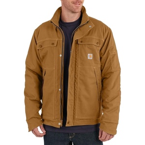 image:imageCarhartt Mens Flame Resistant Full Swing Relaxed Fit Quick Duck Insulated CoatCarhartt Brown