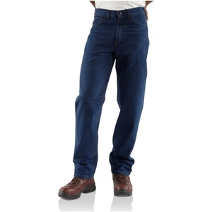 image:imageCarhartt Mens Flame Resistant Relaxed Fit 5Pocket JeanDenim