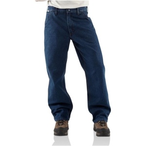 image:imageCarhartt Mens Flame Resistant Signature Denim DungareeDenim