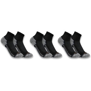 image:imageCarhartt Mens Force Midweight Crew Socks 3PackBlack