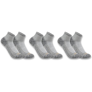image:imageCarhartt Mens Force Midweight Crew Socks 3PackCharcoal