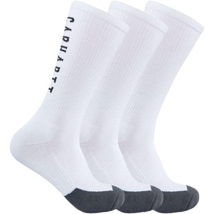 image:imageCarhartt Mens Force Midweight Logo Crew Sock 3 PackWhite
