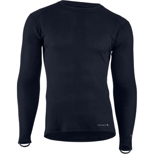 image:imageCarhartt Mens Force Midweight Waffle Base Layer Crewneck TopNavy
