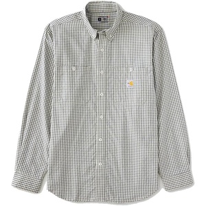 image:imageCarhartt Mens Fr Force Sun Defender Ls Plaid ShirtSteelMalt