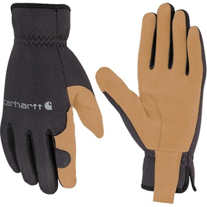 image:imageCarhartt Mens GD0794M High Dexterity Open Cuff GloveBlack Barley