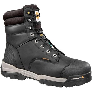 image:imageCarhartt Mens Ground Force Waterproof Work BootsBlack Oil Tanned
