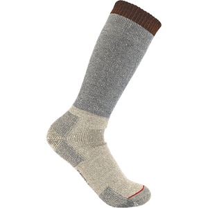 image:imageCarhartt Mens Heavyweight Wool Blend Boot SockHeather Grey Cream