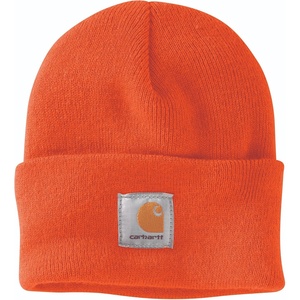 image:imageCarhartt Mens Iconic A18 Watch Cap BeanieBrite Orange