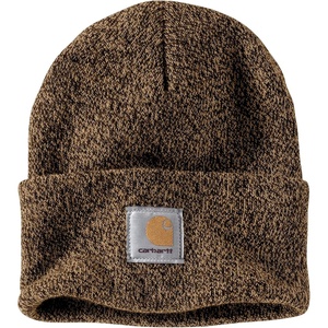 image:imageCarhartt Mens Iconic A18 Watch Cap BeanieDark BrownSandstone