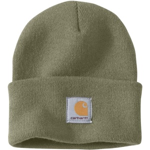 image:imageCarhartt Mens Iconic A18 Watch Cap BeanieDusty Olive