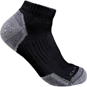 image:imageCarhartt Mens Midweight Cotton Blend Low Cut Sock 3 PackBlack