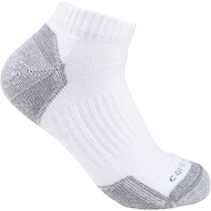 image:imageCarhartt Mens Midweight Cotton Blend Low Cut Sock 3 PackWhite