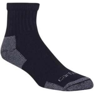 image:imageCarhartt Mens Midweight Cotton Blend Quarter Sock 3 PackCarhartt Black