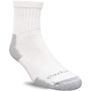 image:imageCarhartt Mens Midweight Cotton Blend Quarter Sock 3 PackCarhartt White