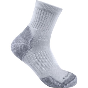 image:imageCarhartt Mens Midweight Cotton Blend Quarter Sock 3 PackGrey