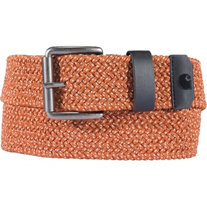 image:imageCarhartt Mens Rugged Flex Nylon Webbing BeltRugged Flex Nylon Cord Braided Burnt Sienna