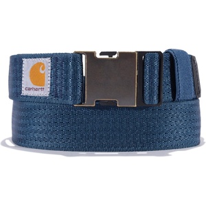 image:imageCarhartt Mens Rugged Flex Nylon Webbing BeltRugged Flex Nylon Webbing Dark Blue