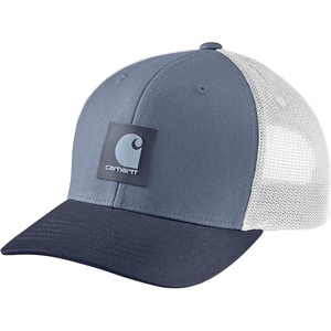 image:imageCarhartt Mens Rugged Flex Twill MeshBack Logo Patch CapApproaching StormSuperstorm