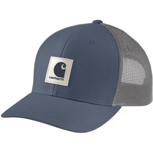image:imageCarhartt Mens Rugged Flex Twill MeshBack Logo Patch CapBluestone
