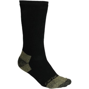 image:imageCarhartt Mens SB5552M Midweight Cotton Blend Steel Toe Boot Sock 2PackCarhartt Black