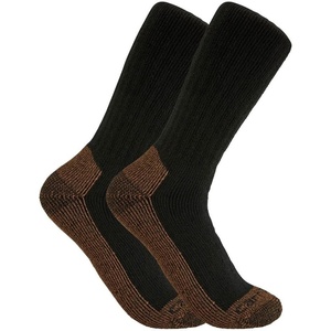image:imageCarhartt Mens SB7672M Midweight Steel Toe Boot Sock 2PackBlack