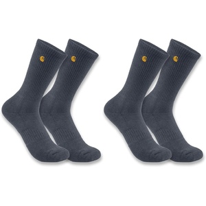 image:imageCarhartt Mens SC2252M Force Midweight Crew Sock 2PackBluestone