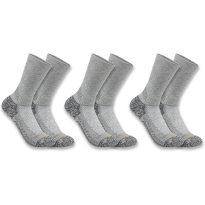 image:imageCarhartt Mens SC4223M Force Midweight Crew Sock 3 PackCharcoal