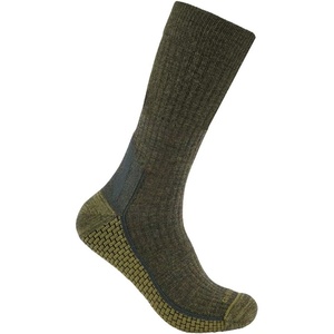 image:imageCarhartt Mens SC9270M Force Grid Midweight SyntheticMerino Wool BlenOlive