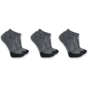 image:imageCarhartt Mens SL9953M Force Midweight Logo LowCut Sock 3PackCarbon Heather