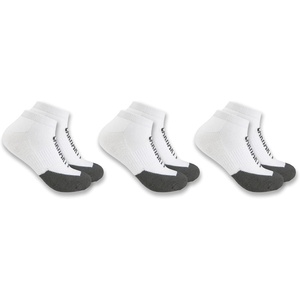 image:imageCarhartt Mens SL9953M Force Midweight Logo LowCut Sock 3PackWhite
