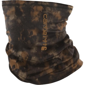 image:imageCarhartt Mens UP0258U Force Heavyweight Neck GaiterWatercolor Camo PrintbrownDark Brown