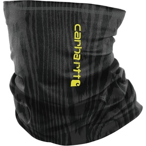 image:imageCarhartt Mens UP0258U Force Heavyweight Neck GaiterWoodgrain PrintblackShadow