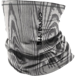 image:imageCarhartt Mens UP0258U Force Heavyweight Neck GaiterWoodgrain Printlight GreyGrey Cloud