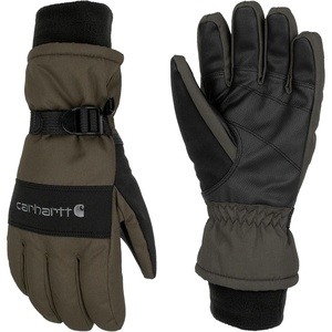 image:imageCarhartt Mens Waterproof Insulated Knit Cuff GloveTarmac Black