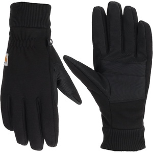 image:imageCarhartt Mens Wind Fighter ThermalLined Fleece TouchSensitive Knit Cuff GloveBlack