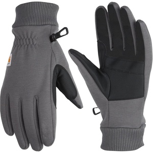 image:imageCarhartt Mens Wind Fighter ThermalLined Fleece TouchSensitive Knit Cuff GloveGray
