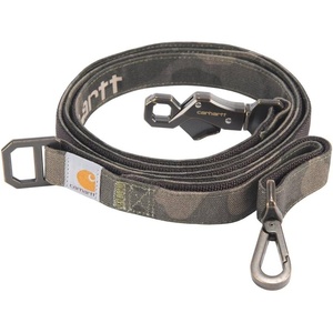 image:imageCarhartt Nylon Duck Blanket Stripe Dog Leash BrownBlanket Stripe  Pet Durable Leashes for Dogs Reflective Stitching for VisibilityDuck Camo Tarmac Nylon Canvas  Webbing