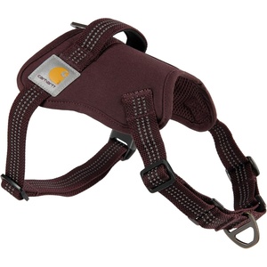image:imageCarhartt Nylon Duck No Pull Dog Harness Carhartt Brown L  Fully Adjustable Dog Harness with Quick Control Handle and Reflective AccentsDeep Wine