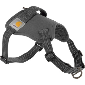 image:imageCarhartt Nylon Duck No Pull Dog Harness Carhartt Brown L  Fully Adjustable Dog Harness with Quick Control Handle and Reflective AccentsGravel