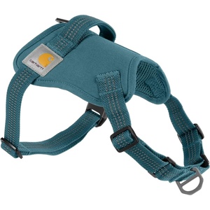 image:imageCarhartt Nylon Duck No Pull Dog Harness Carhartt Brown L  Fully Adjustable Dog Harness with Quick Control Handle and Reflective AccentsHarbor Teal
