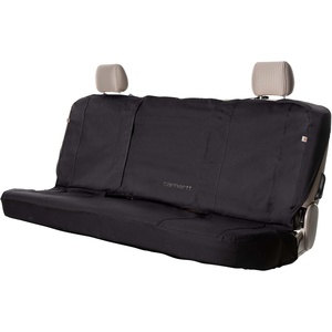 image:imageCarhartt Nylon Duck Universal Rear Bench Seat Cover Carhartt Brown  700D Canvas Automotive Covers Durable Fitted FullSize Bench Seat Protection with Rain DefenderBlack
