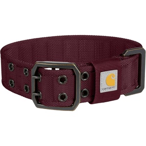 image:imageCarhartt Pet Fully Adjustable Wide Webbing Collar for Dogs Heavy Duty Nylon for Walking amp Training Black MediumPort